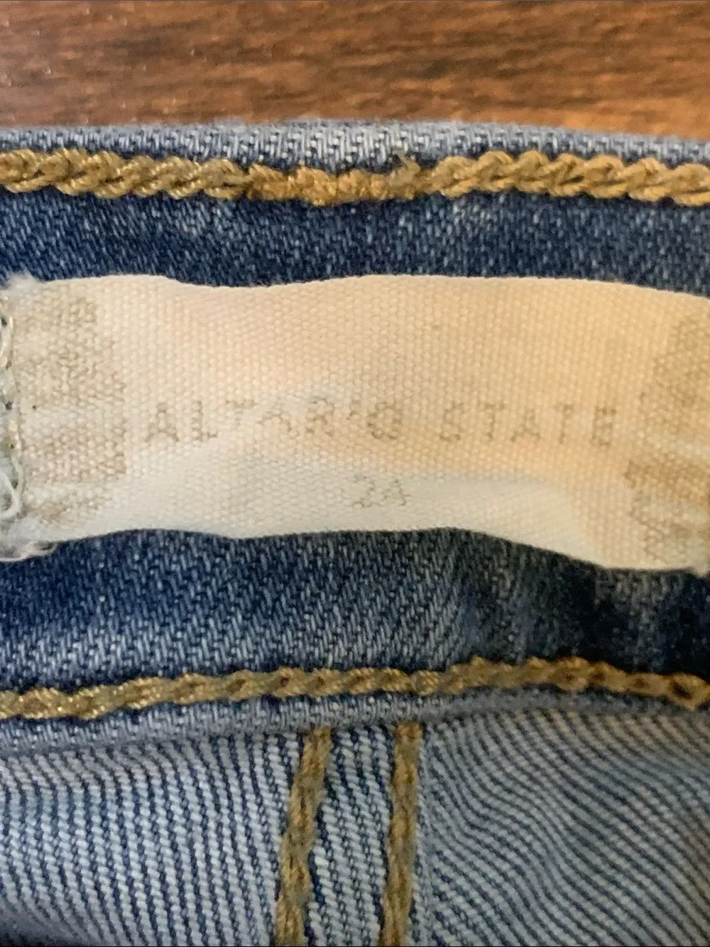 Altar’d State Distressed Boyfriend Jeans Medium Wash Size 24